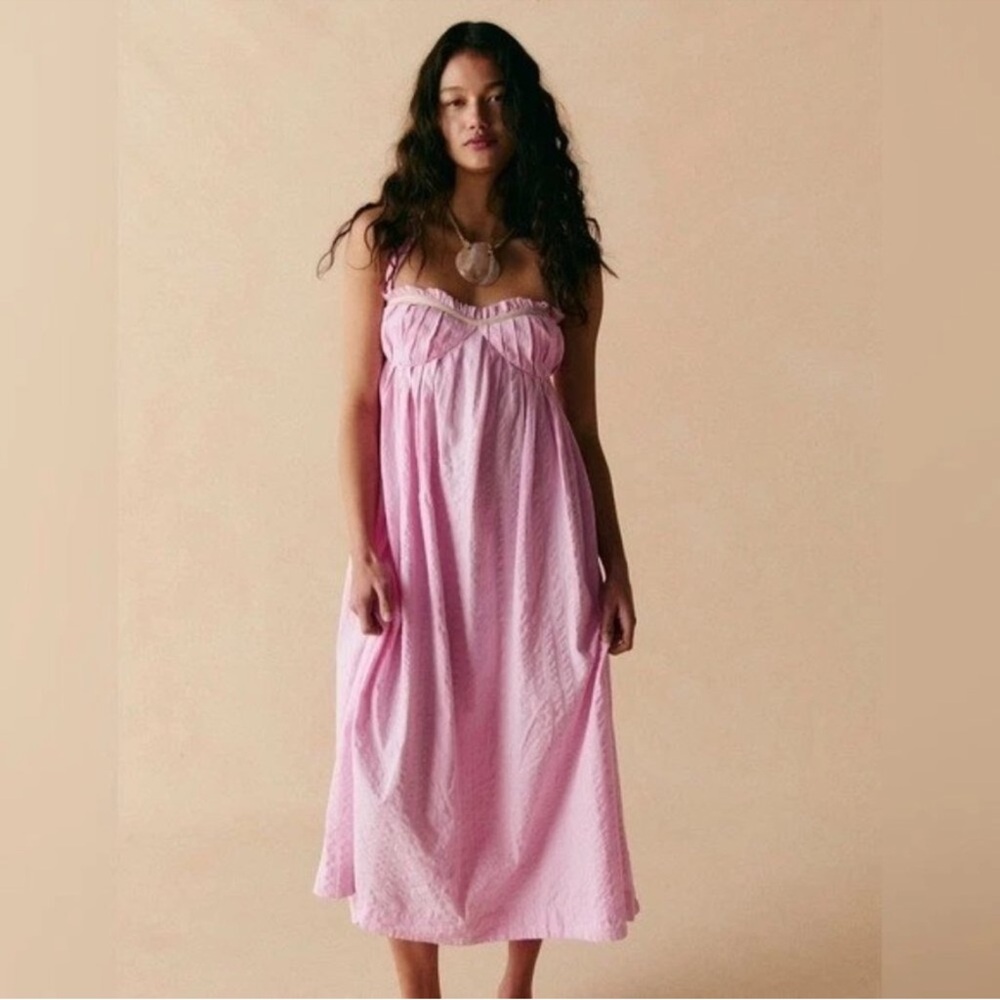 Free People Poppy Strappy Back Boho Dress - Picture 4 of 7